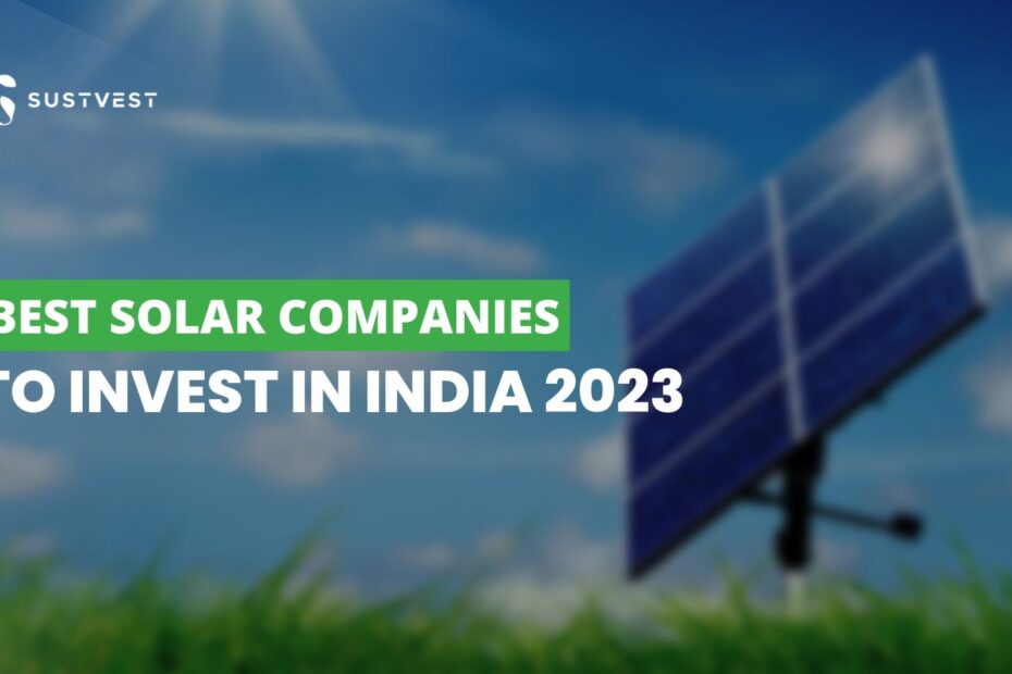 What are the best solar companies to invest in