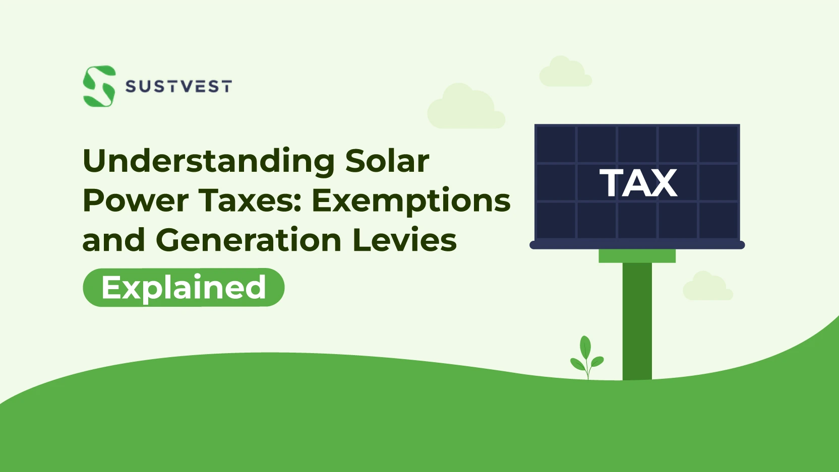 Tax exemption for solar power in India