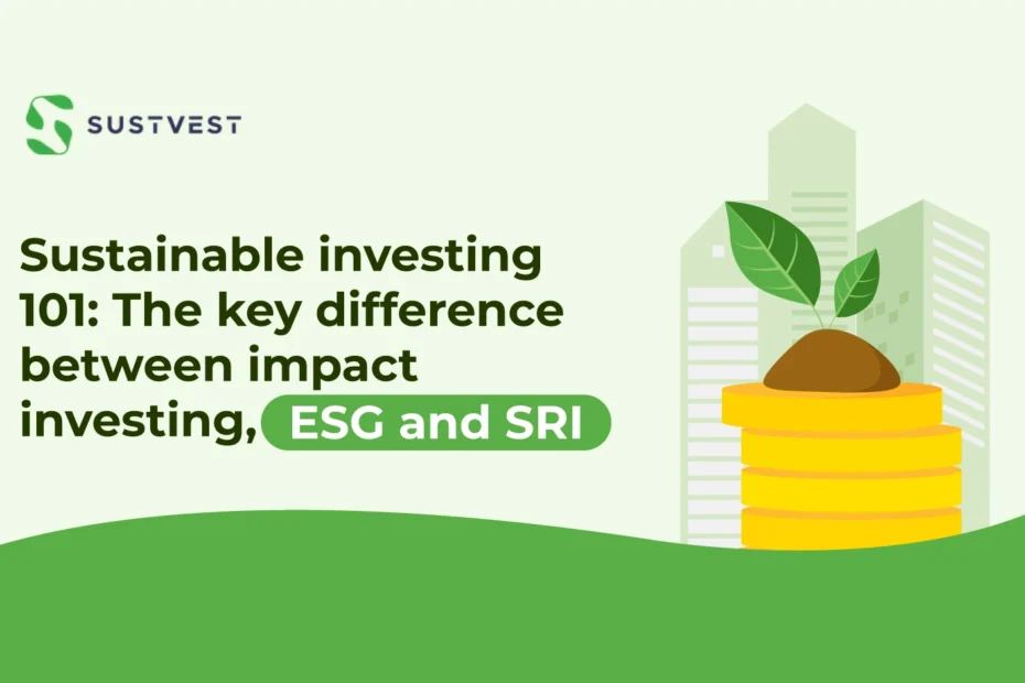 Impact investment ESG investment SRI Investment