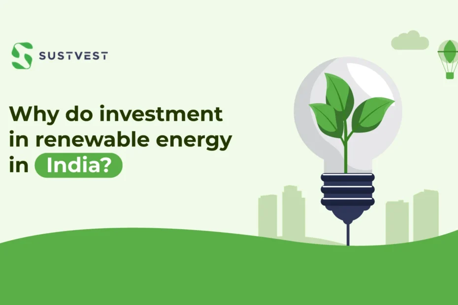 Investment in renewable energy in india