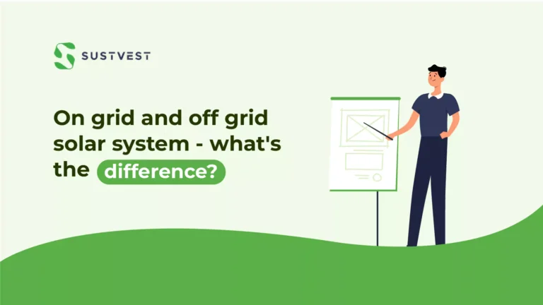 On-grid and off-grid solar system