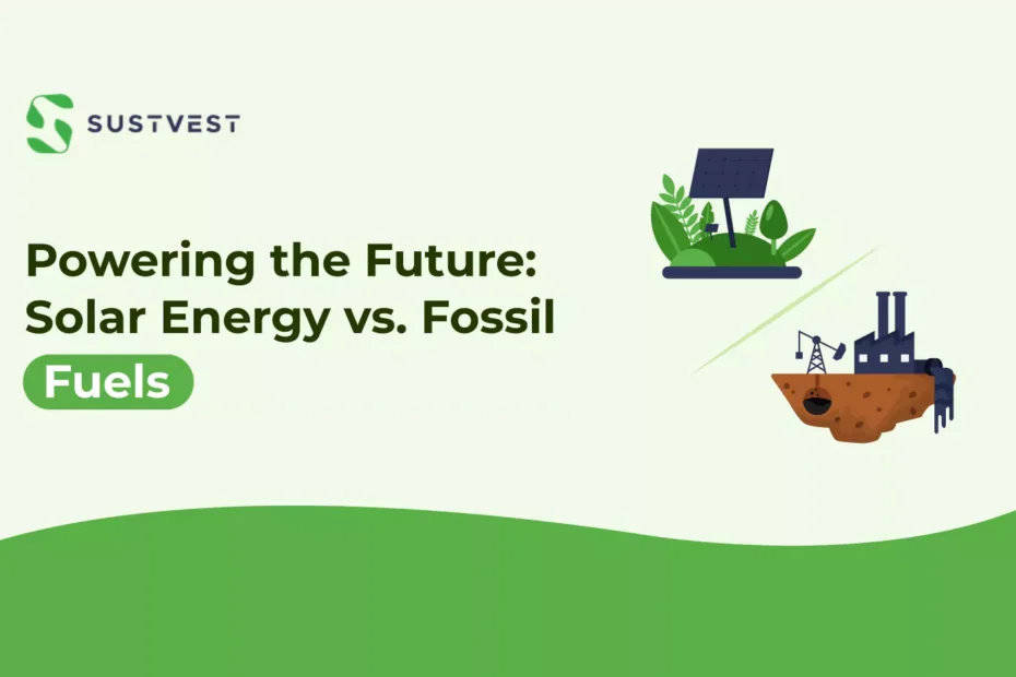 solar energy vs. fossil fuels