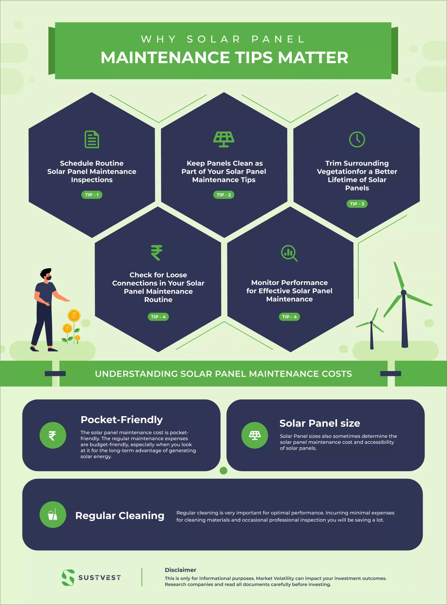 Solar panel maintenance tips