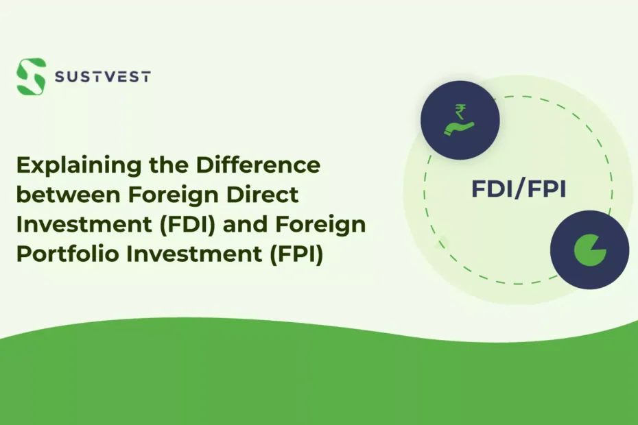 differentiate between foreign direct investment and portfolio investment