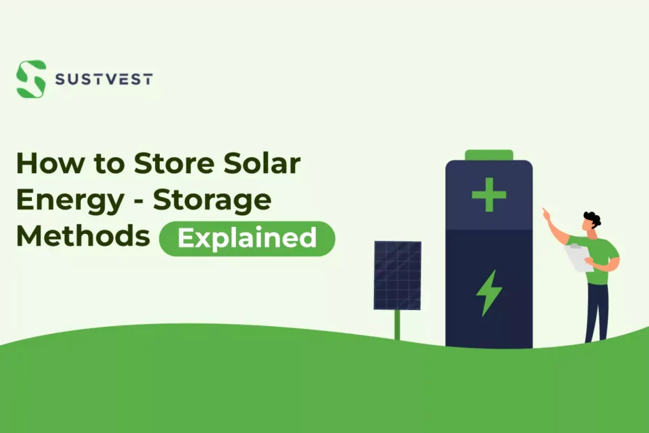 how to store solar energy