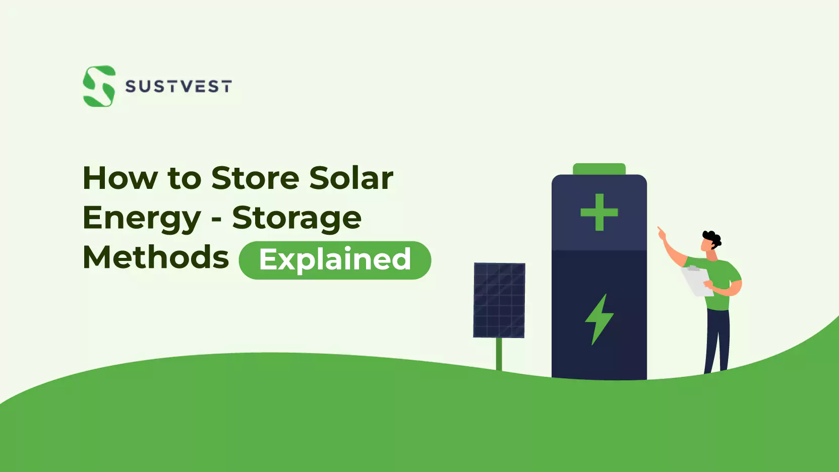 how to store solar energy 